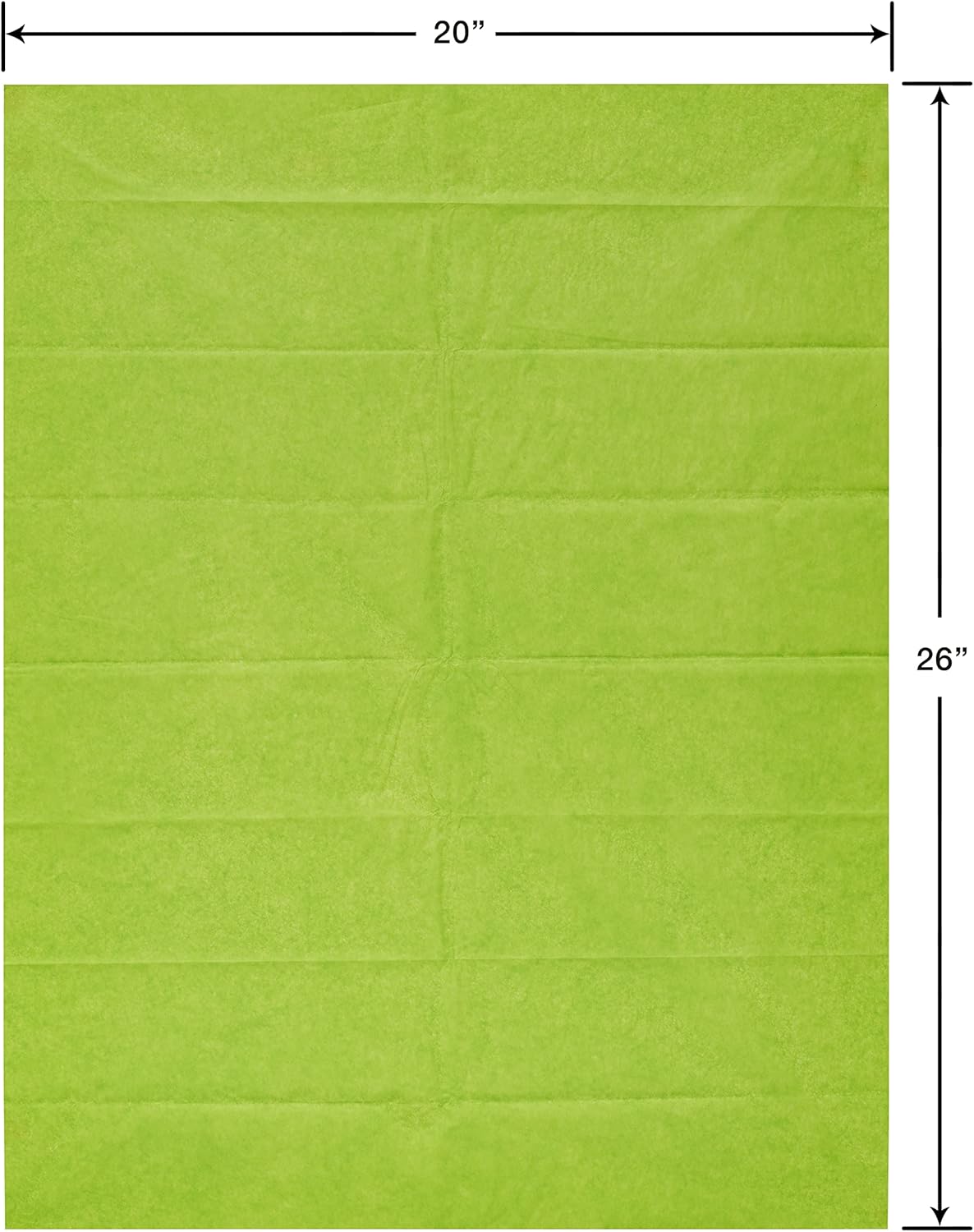 Papyrus 8 hojas de papel de seda verde lima de 20 x 26 pulgadas para el día del padre, graduación, cumpleaños y todas las ocasiones