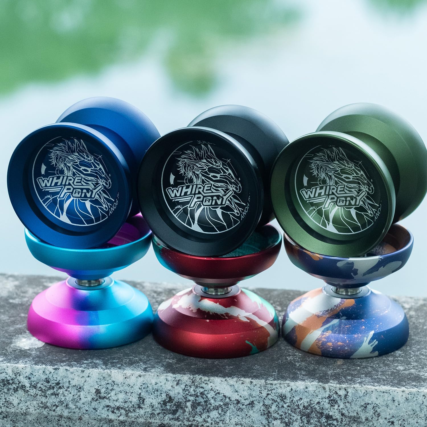 Yoyo profesional sensible de aluminio para niños principiantes, rodamiento de bolas de repuesto para jugadores avanzados de Yoyo + 1 guante + 5