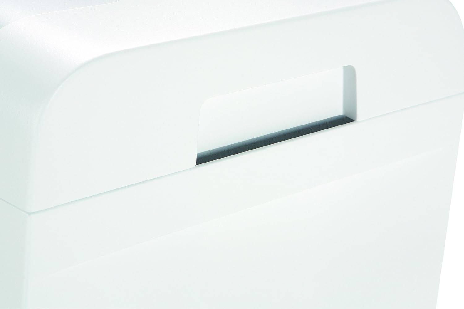 HSM Shredstar X8, trituradora de papel de 8 hojas, corte transversal, capacidad de 4.8 galones con ranura separada para CD, color blanco