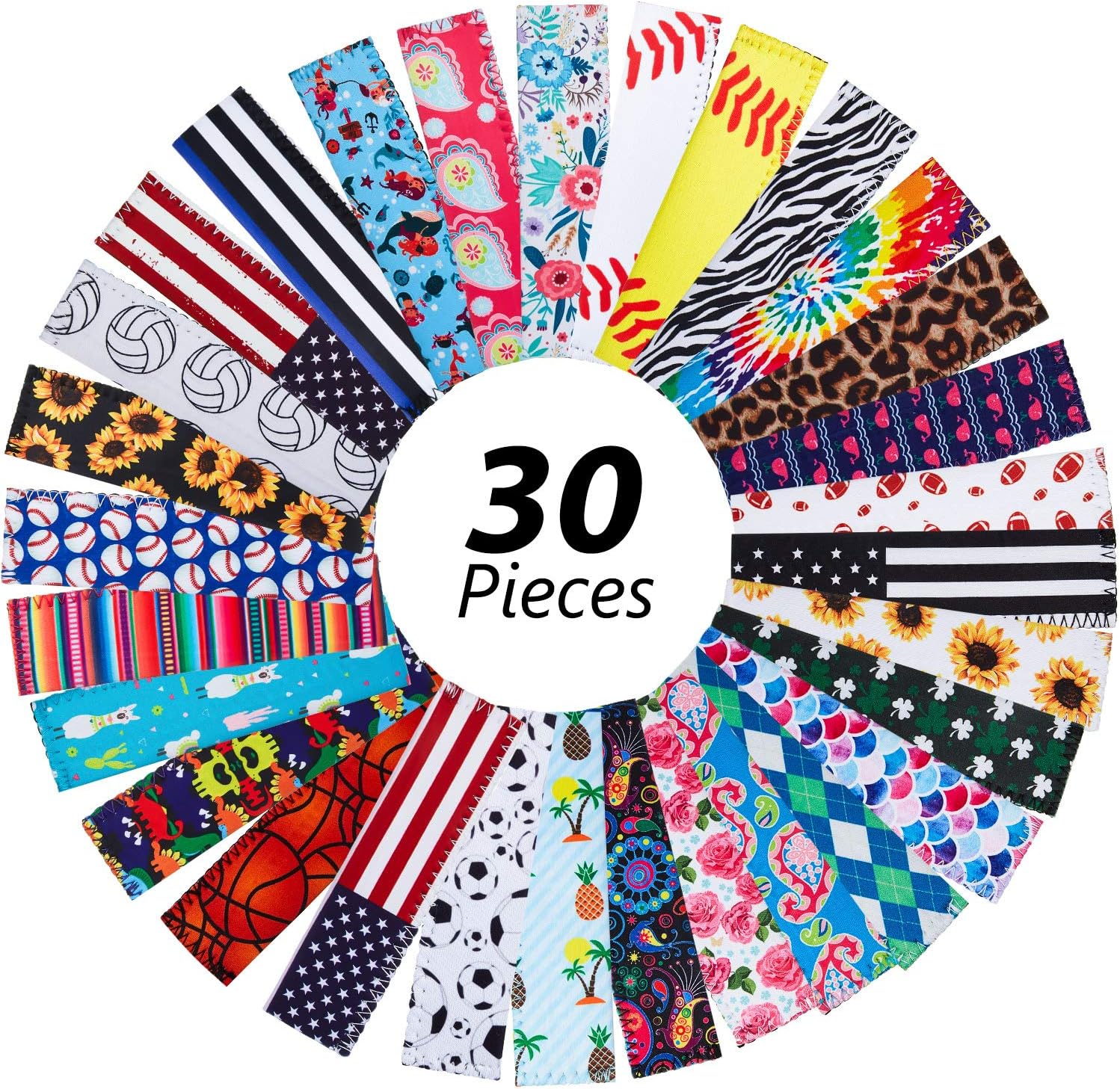 30 soportes reutilizables para barras de hielo anticongelantes, bolsas de soporte para barra de hielo, 30 estilos