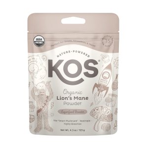 KOS Polvo orgánico de melena de león Superalimento nootrópico natural para apoyar la concentración Hongos funcionales veganos, a base de plantas, KOS Polvo orgánico de melena de león Superalimento nootrópico natural para apoyar la concentración Hongos funcionales veganos, a base de plantas,
