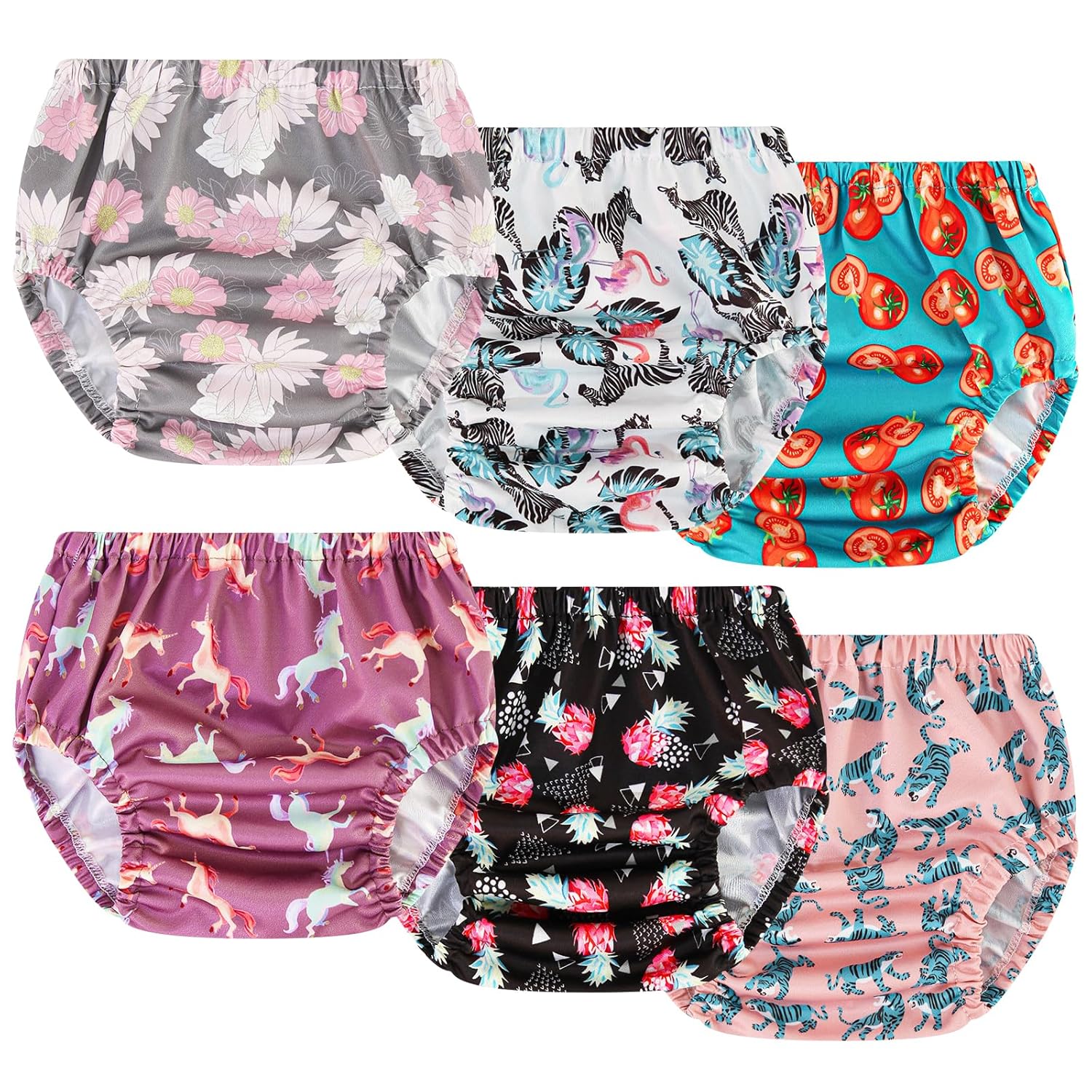 Fundas de pañales para niñas, pantalones de goma para niños, fundas de plástico para pañales para niños, pantalones de entrenamiento de plástico,