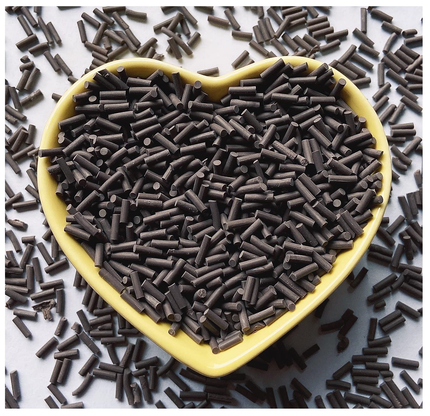 EHOPE Gránulos falsos de resina de 1.76 oz (50 g), chispas de caramelo falso, gránulos de arcilla de polímero, rebanadas de arcilla polimérica para
