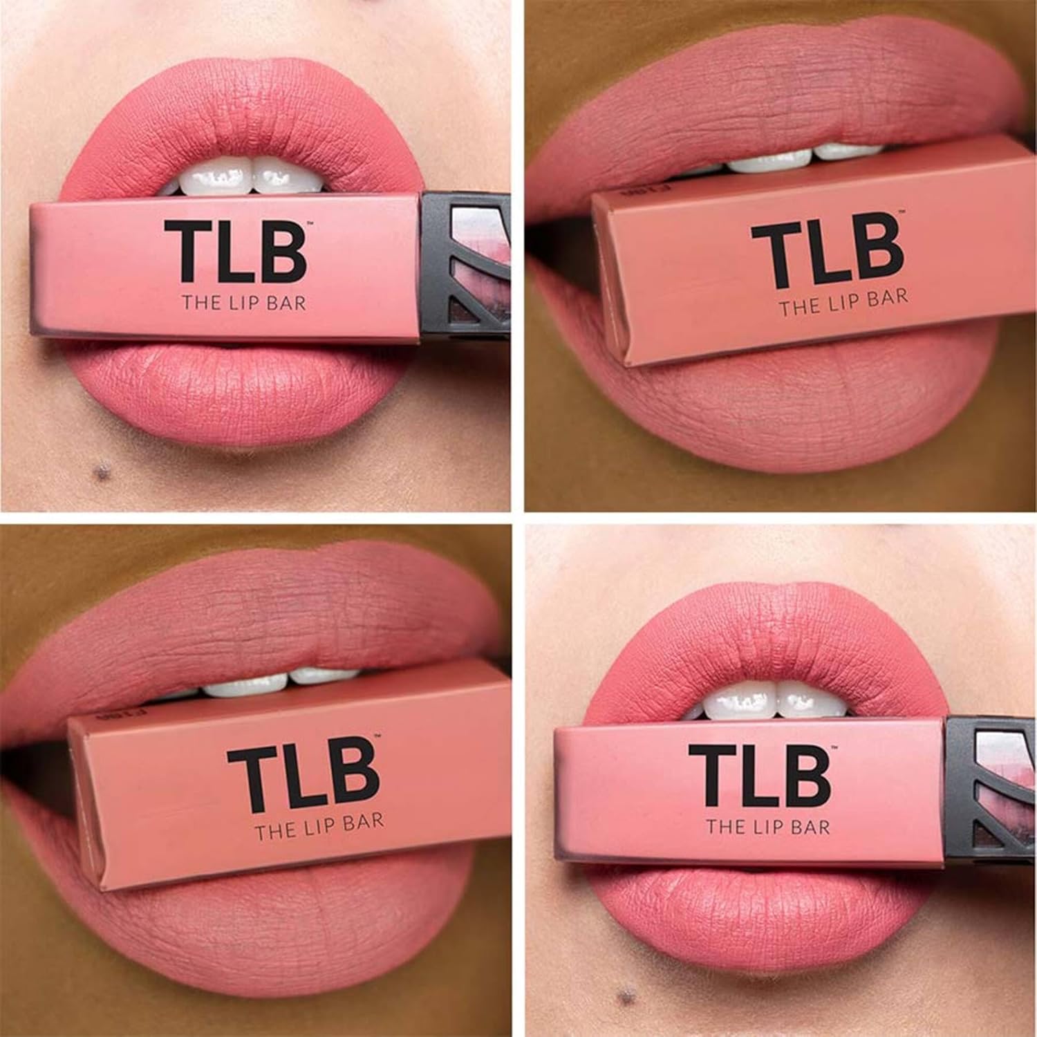The Lip Bar  Lápiz labial mate líquido vegano  Alto pigmento y larga duración  Como si – rosa claro