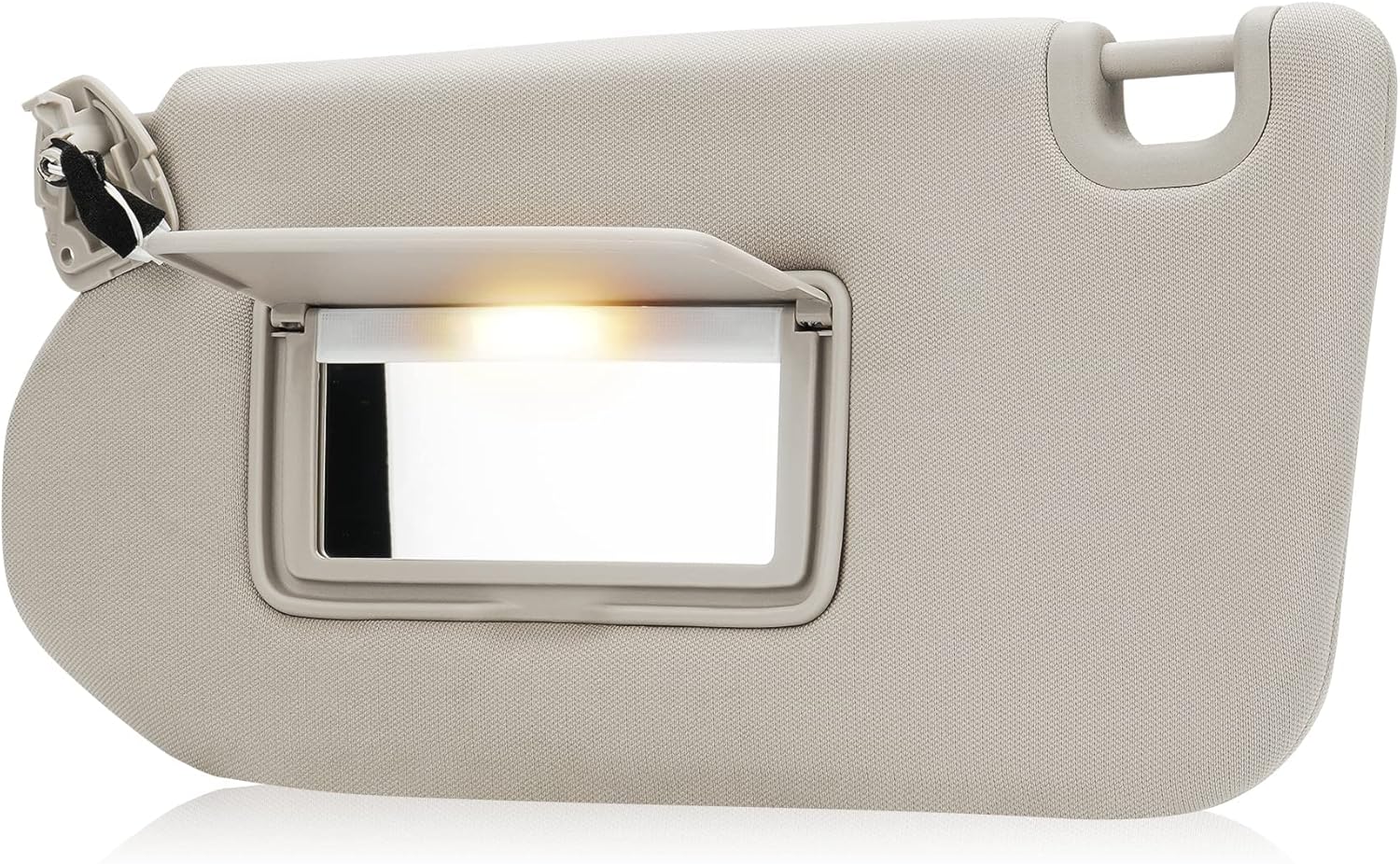 Reemplazo de visera solar para lado izquierdo del conductor beige compatible con Nissan Pathfinder 2013-2018, Infiniti QX60 2014-2017, Infiniti JX35