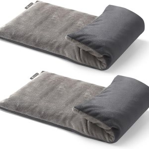 Almohadilla térmica para microondas con funda lavable de 7 x 16 pulgadas, almohadilla térmica para microondas para cuello, hombros, calambres, Almohadilla térmica para microondas con funda lavable de 7 x 16 pulgadas, almohadilla térmica para microondas para cuello, hombros, calambres,