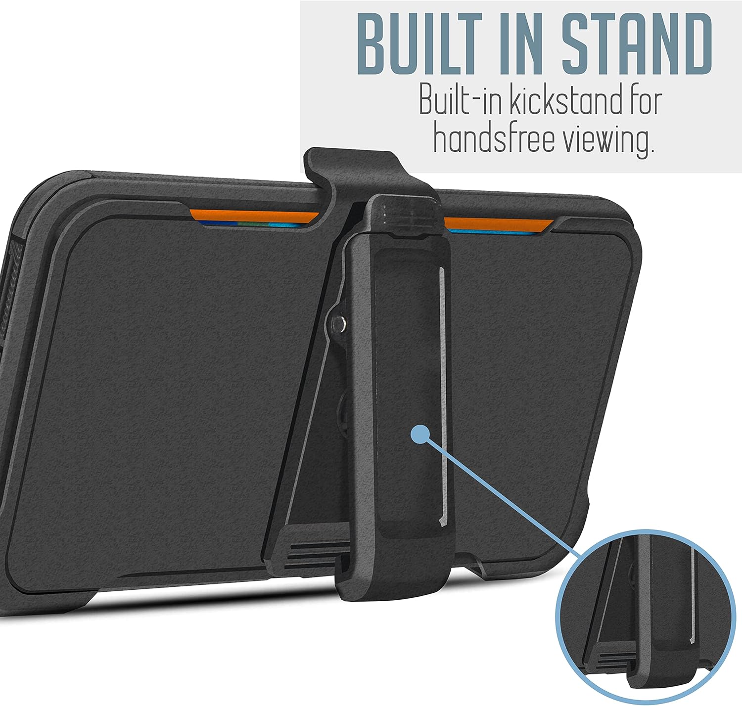 6goodeals Funda protectora resistente para Oneplus Nord N30 5G, a prueba de golpes, a prueba de polvo, con clip para cinturón, funda protectora