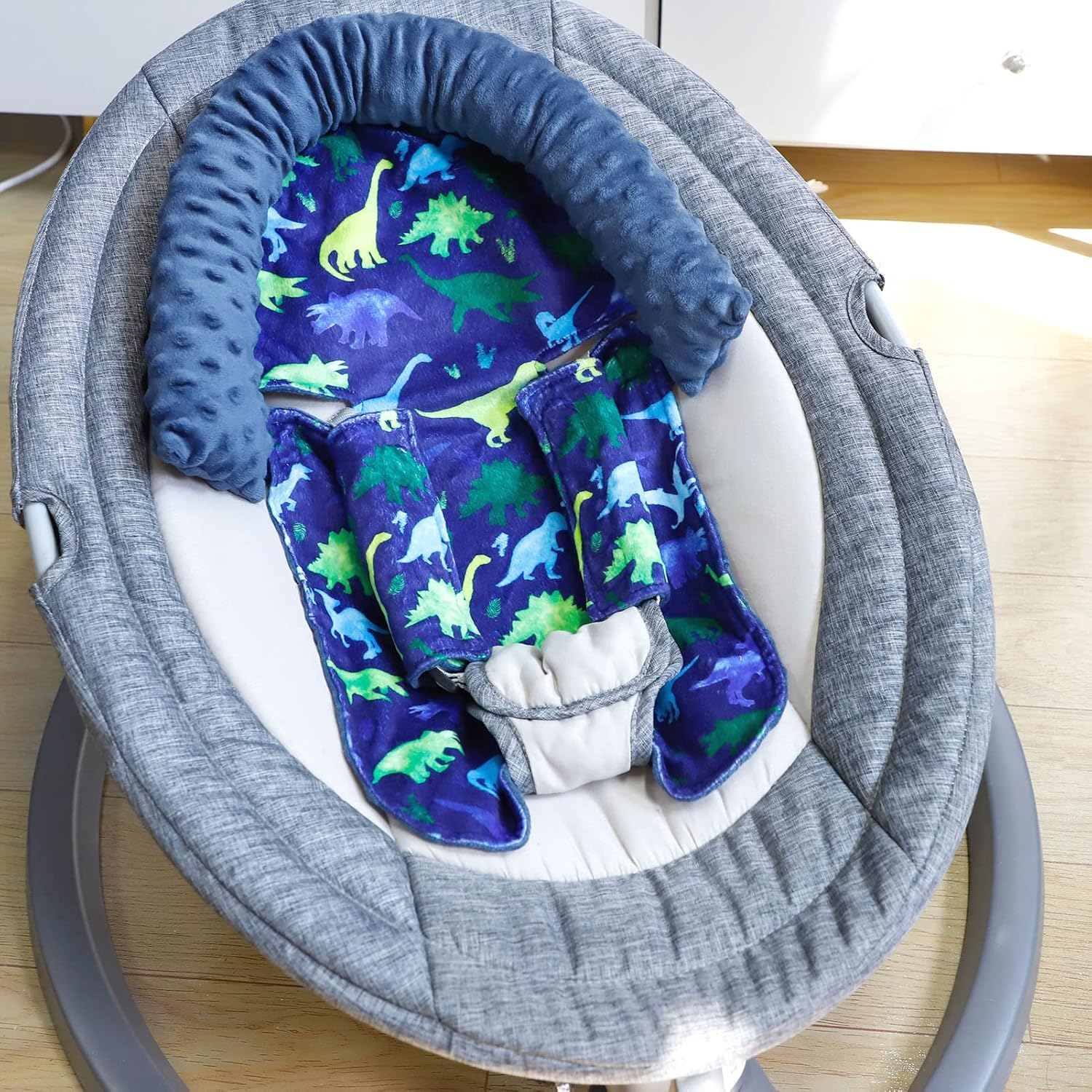 TANOFAR Soporte para la cabeza del asiento del automóvil para bebé, inserto de asiento de automóvil para niños, cojín suave para asiento de
