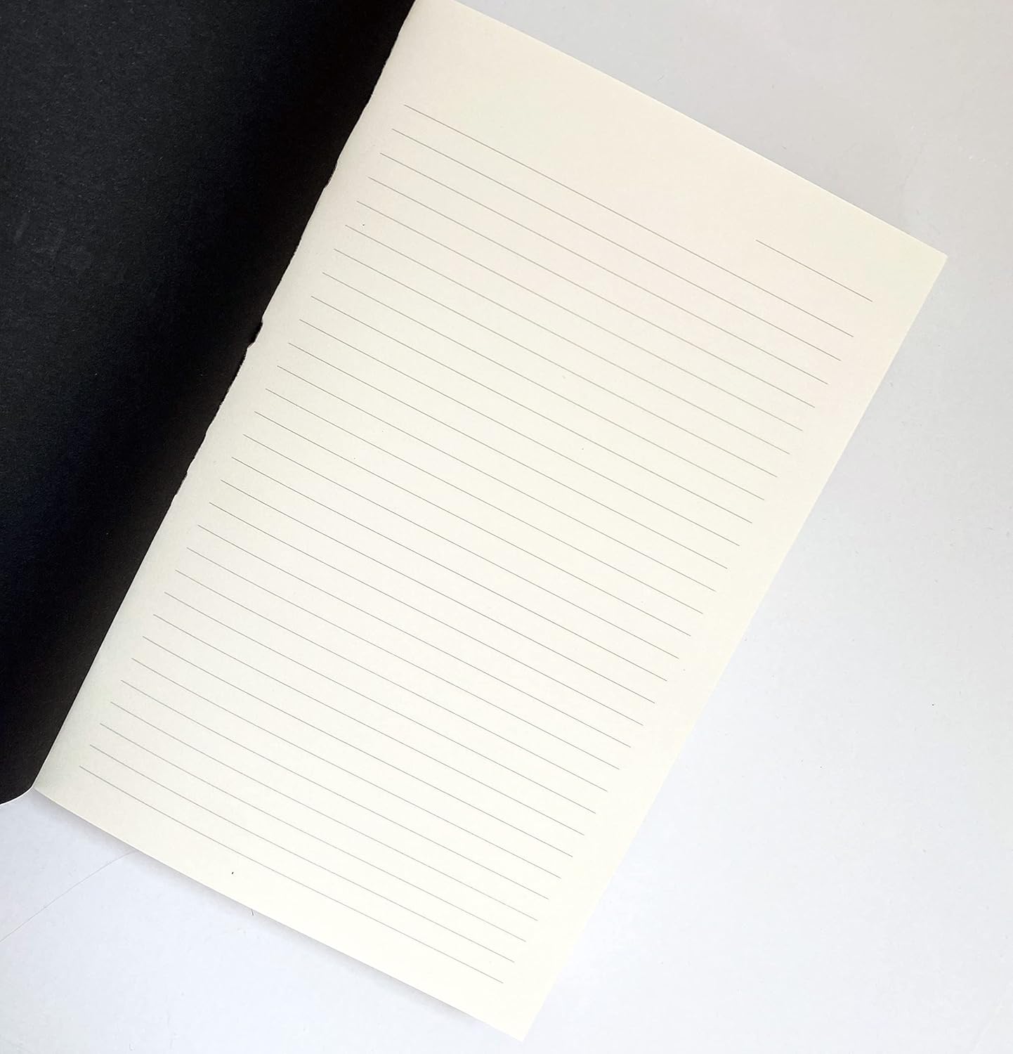 Black Leather A5 JournalDiary – Handmade In England