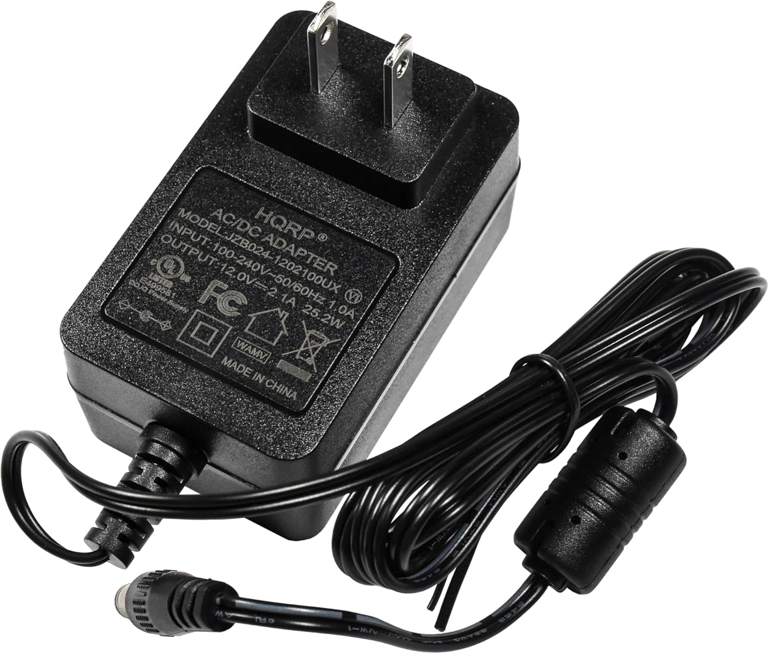 HQRP Adaptador de CA de 12 V compatible con Seagate 3TB SRD00F2 ST3200823A-RK Adaptador de disco duro externo Cable de fuente de alimentación