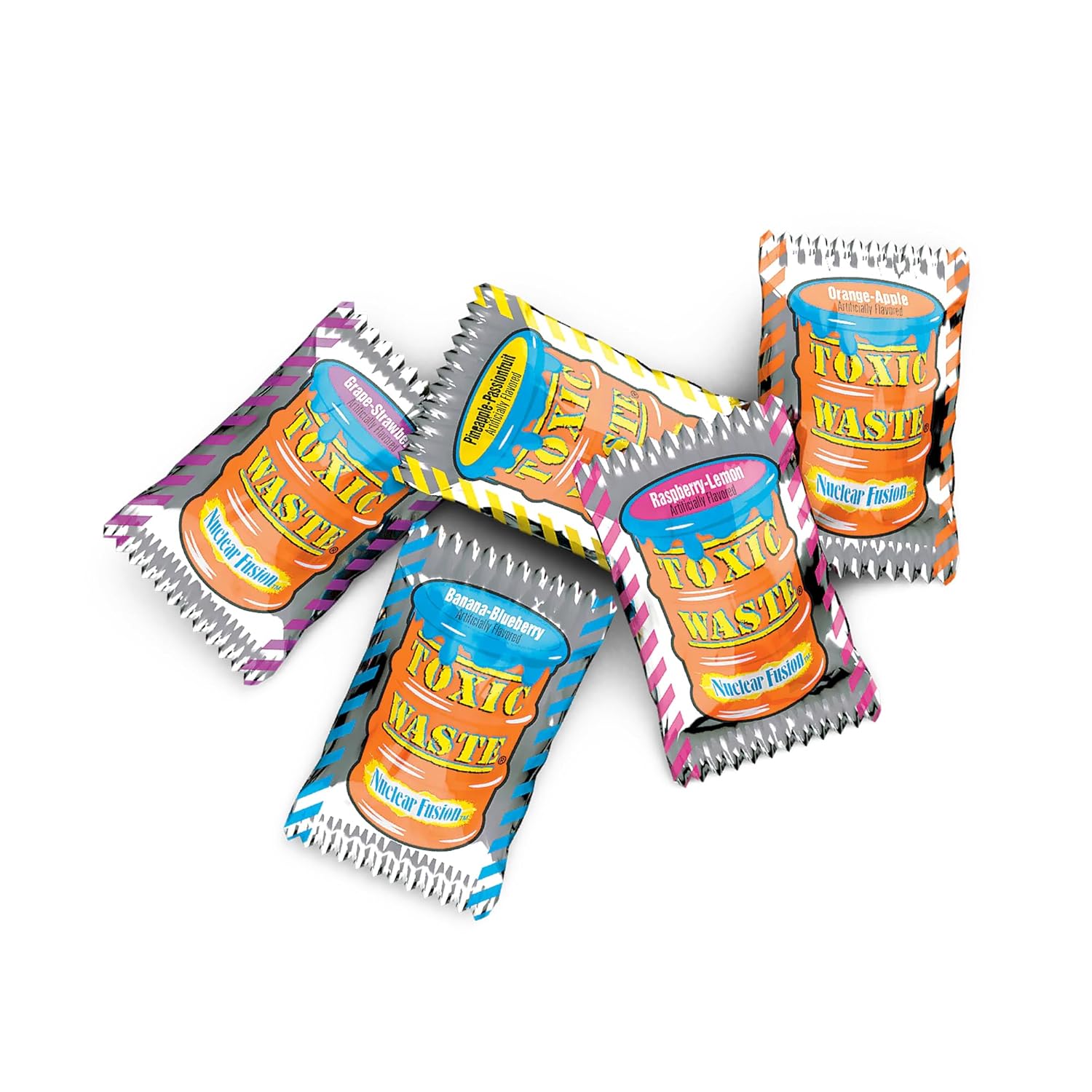 Nuclear Fusion Toxic Waste Candy Bulk 1LB Bolsa de Super Sour Candy, World Most Sour Candy, Extreme Sour Candy Challenge, World Sourest Candy, Mega