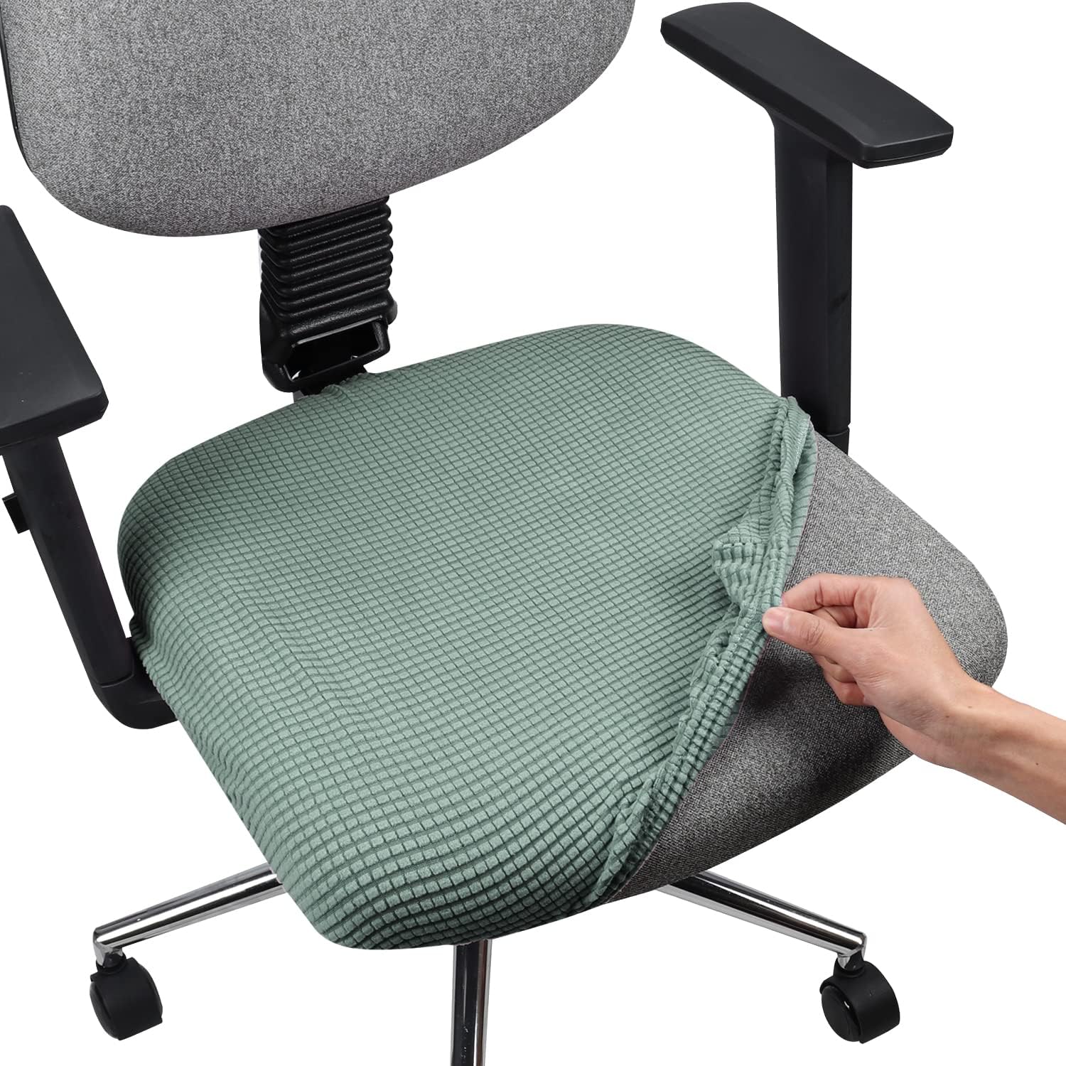 Funda de elastano elástica para asiento de silla, extraíble y lavable, funda protectora para silla de comedor, oficina, hotel, banquete, boda,