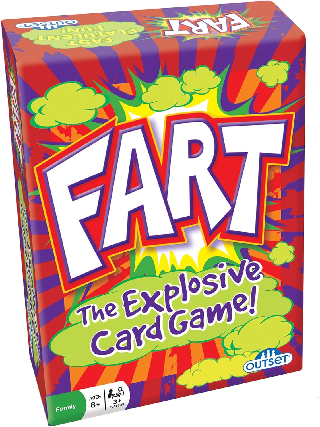 Fart – Juego de cartas The Explosive, fácil de aprender, diversión flatulenta rápida, juego de fiesta para niños y amigos, divertido acción rápida,