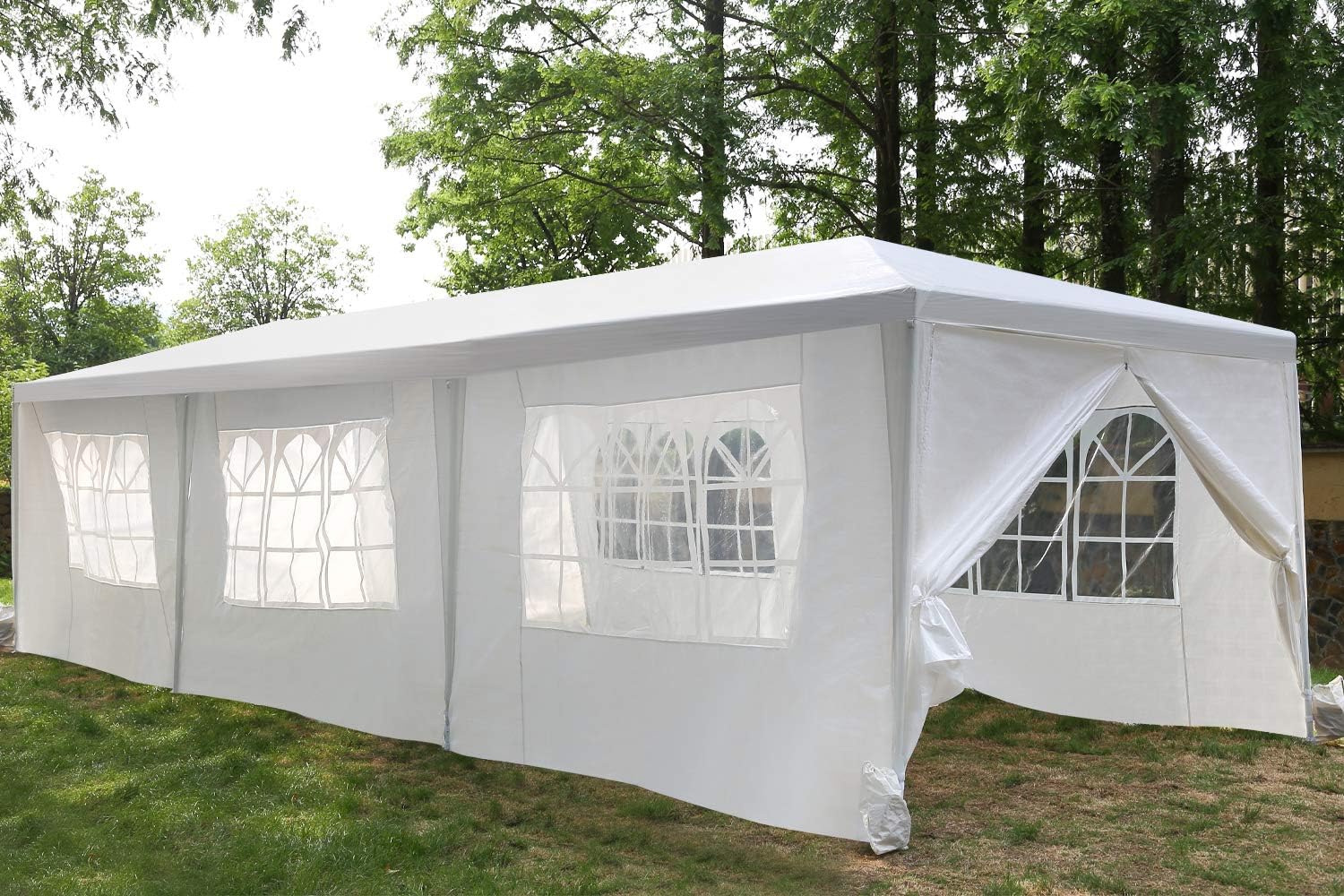 Gazebo, carpa con dosel, carpa para el exterior, gazebo con dosel para bodas, fiestas, carpa para fiestas, color blanco