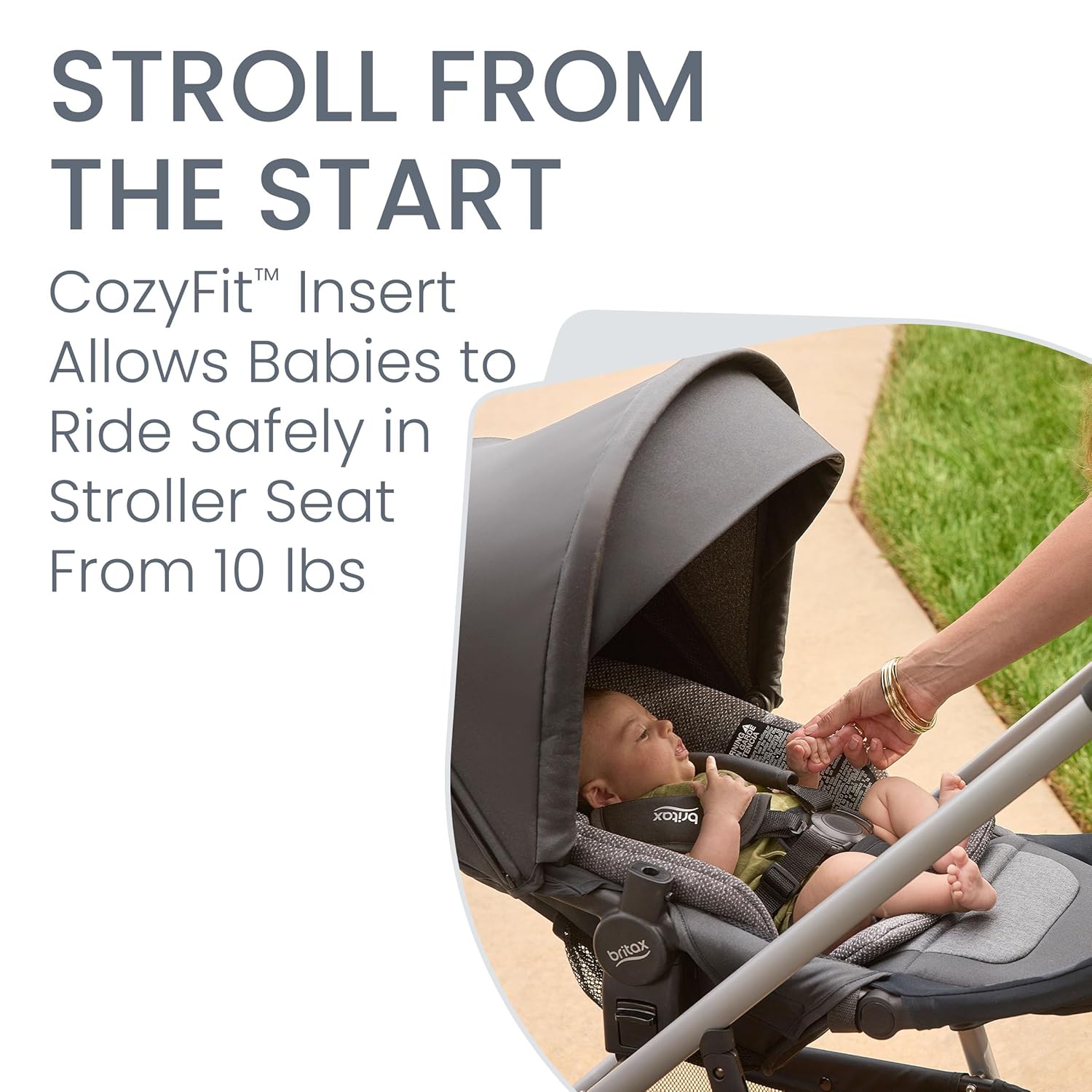 Britax Willow Grove SC – Sistema de viaje para bebé, asiento de automóvil infantil y cochecito combinado con base alpina, tecnología ClickTight,
