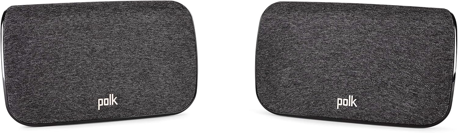 Barra de sonido React y altavoces envolventes Polk SR2