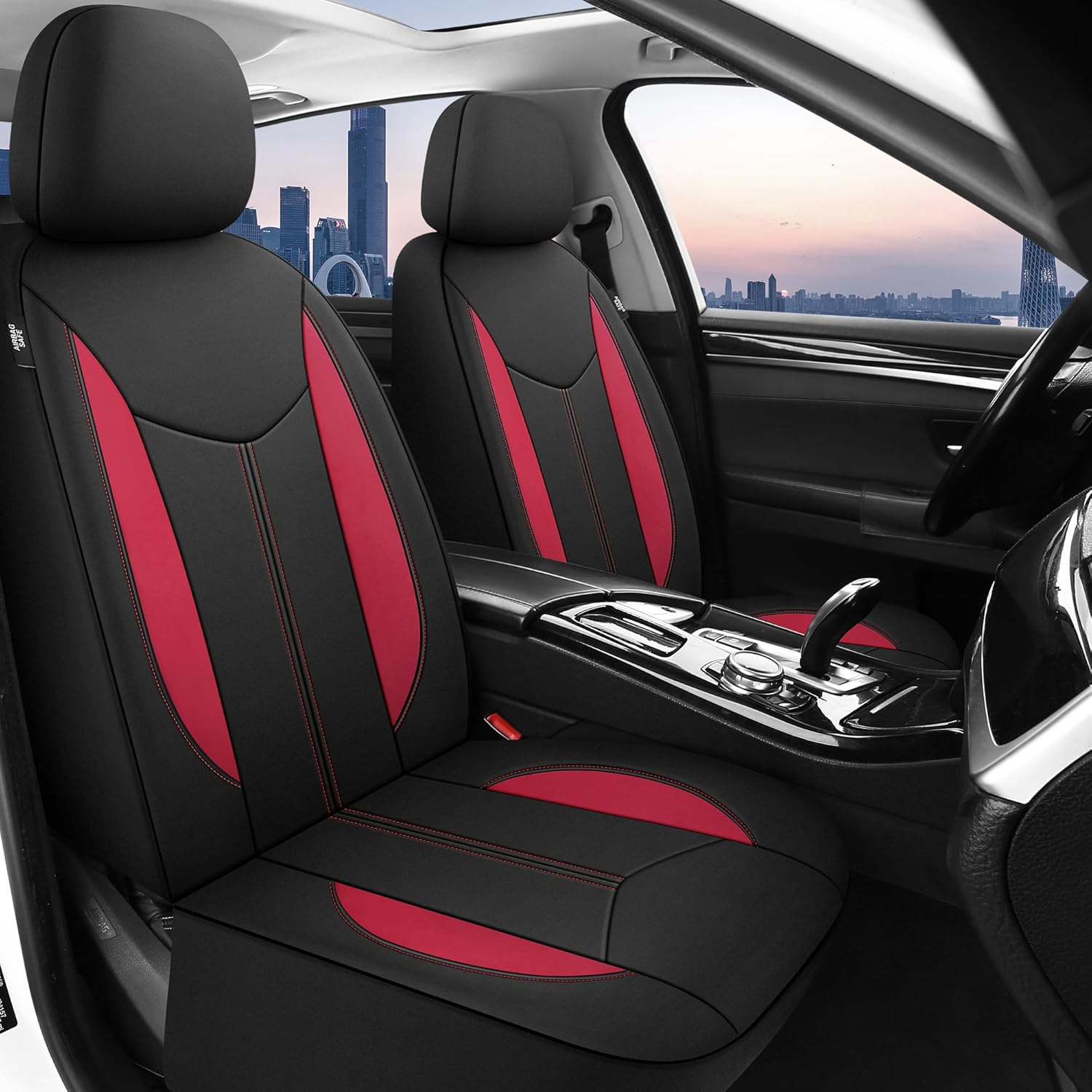 CAROMOP Funda impermeable para asiento de automóvil, fundas de asiento de neopreno para automóviles, fundas interiores de automóvil compatibles con