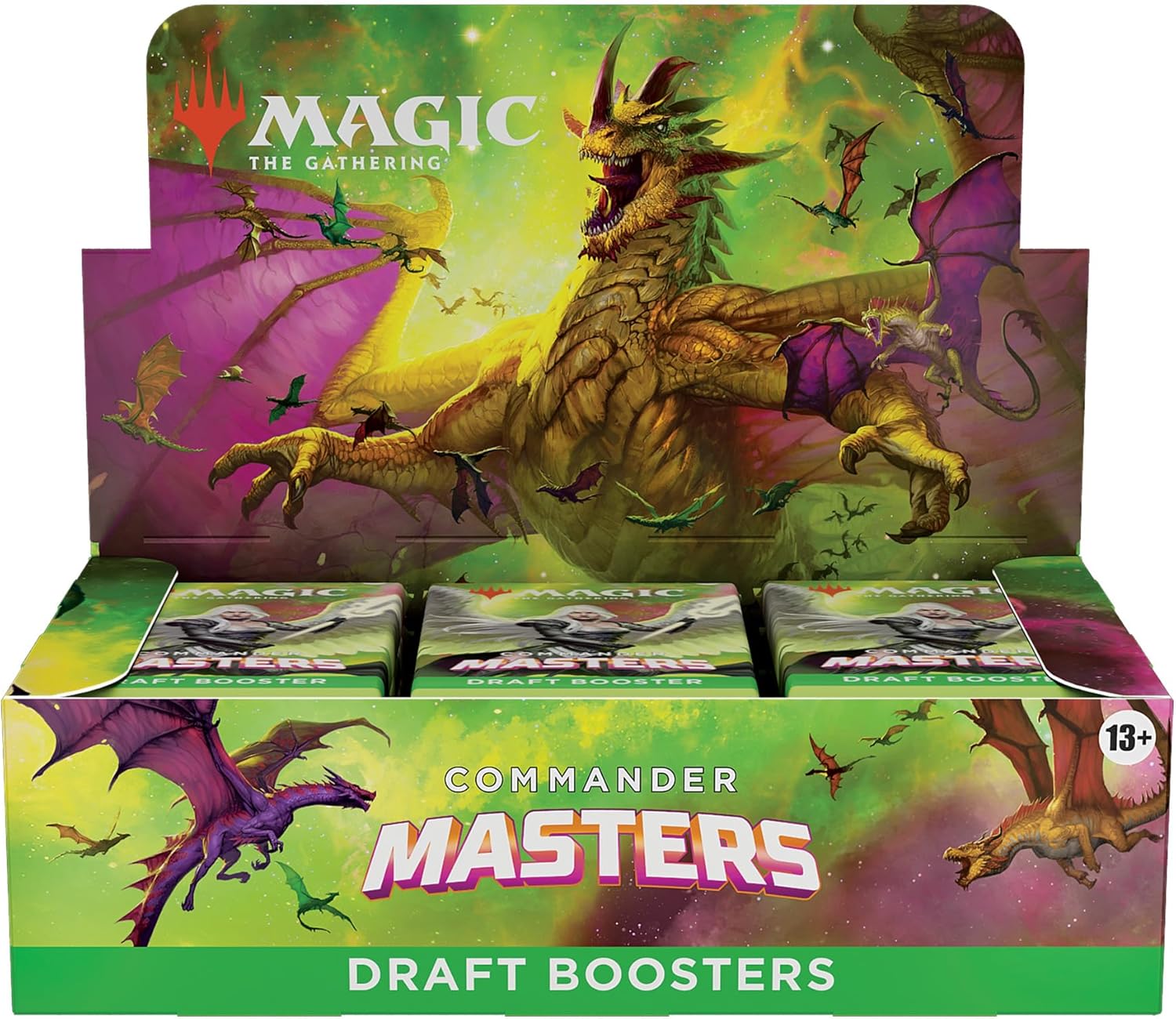 Magic The Gathering Commander Masters Draft Booster Box – 24 paquetes (480 tarjetas)