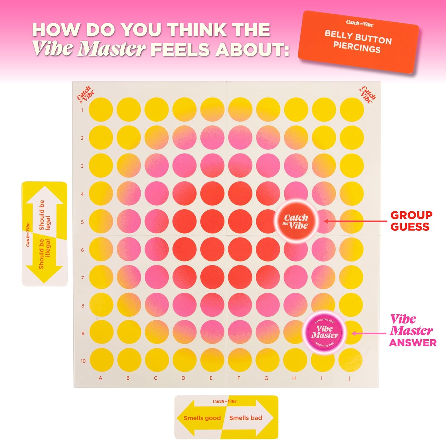 Catch The Vibe El juego de fiesta para adultos que prueba qué tan bien conoces a tus amigos, para adolescentes