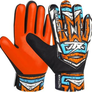 TACTIXXS Guantes de portero de fútbol para niños y jóvenes, guantes de portero de fútbol Funky antideslizantes de 0.157 in de látex con agarre fuerte TACTIXXS Guantes de portero de fútbol para niños y jóvenes, guantes de portero de fútbol Funky antideslizantes de 0.157 in de látex con agarre fuerte