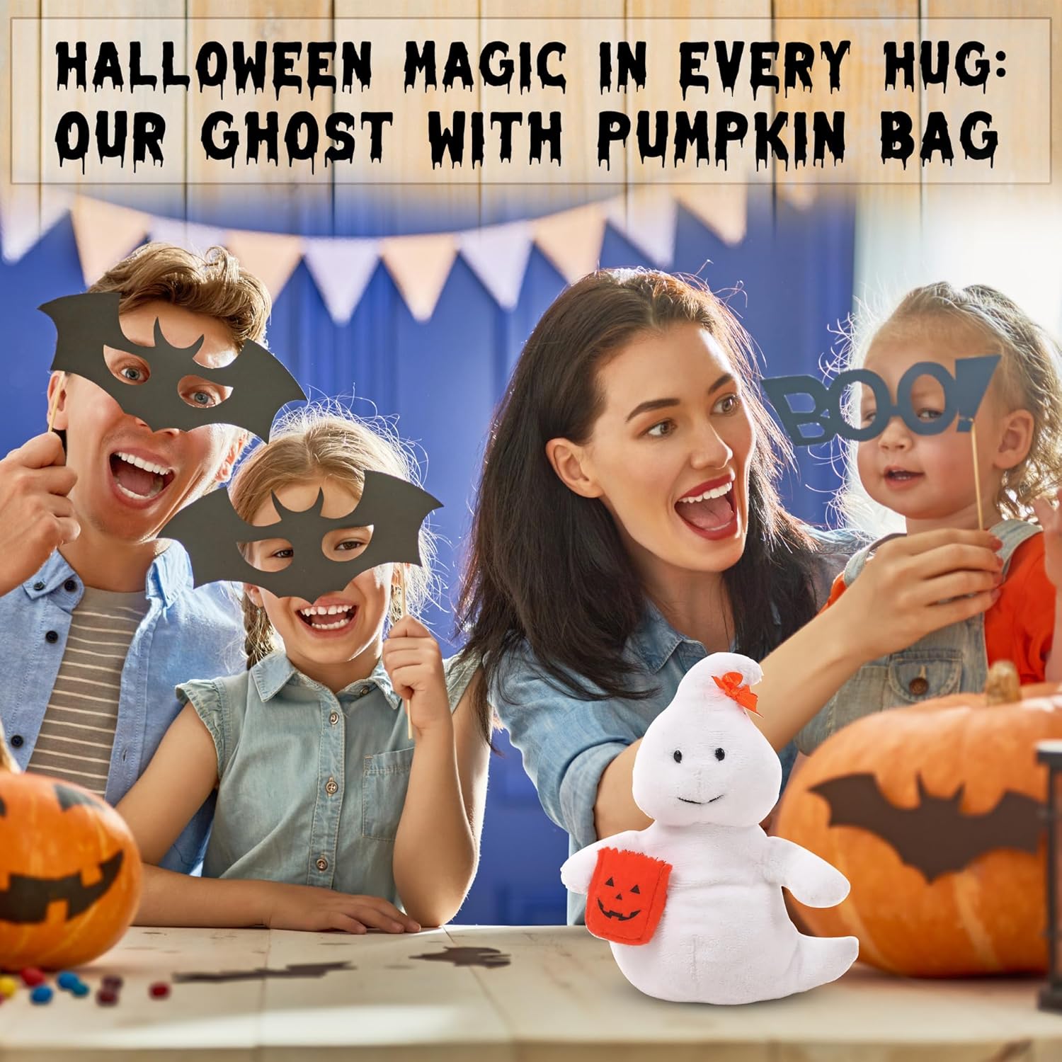 Fantasma espeluznante de Halloween  Juguete de peluche suave inquietantemente adorable  Decoración perfecta de Halloween y regalo para todas las