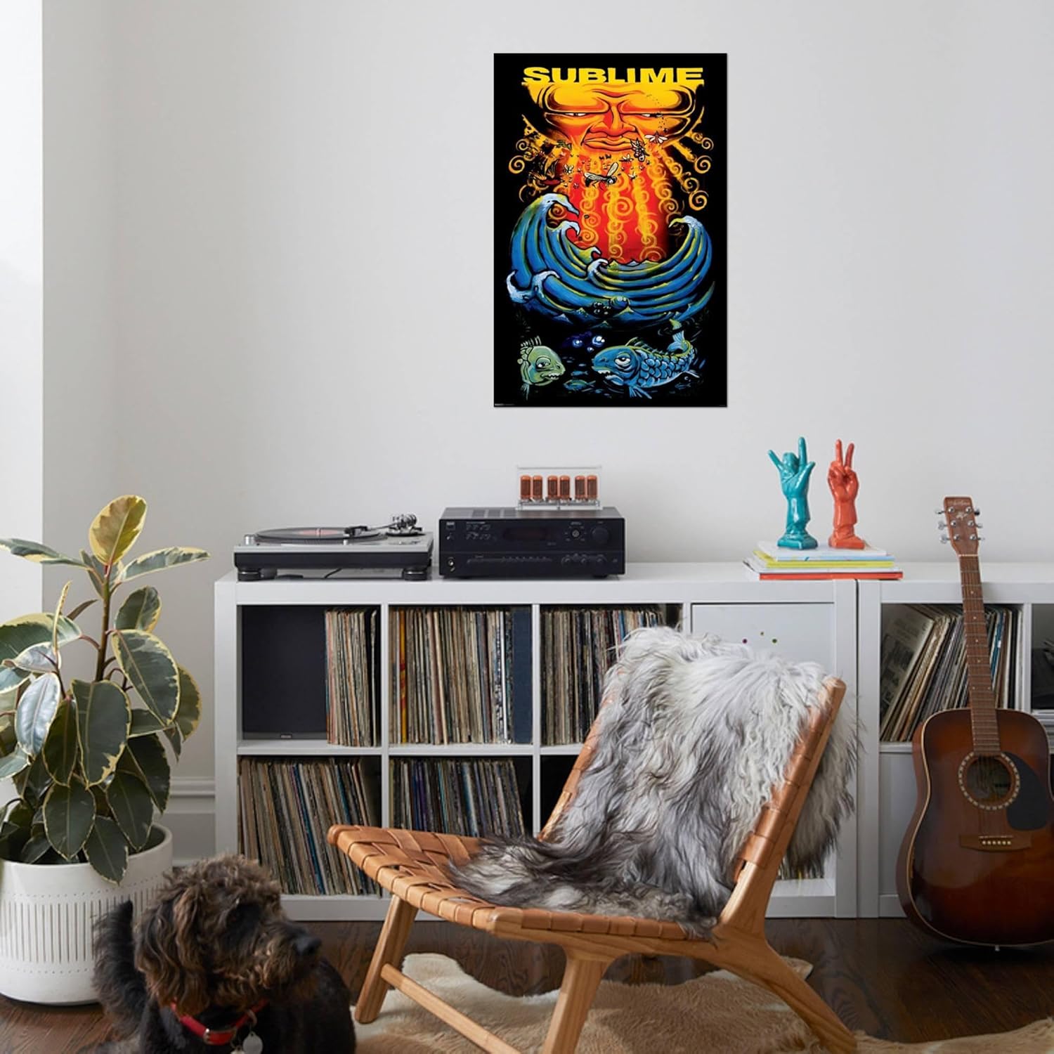 AllPosters Póster de pared sublime, sol y pez, 24 x 36 pulgadas