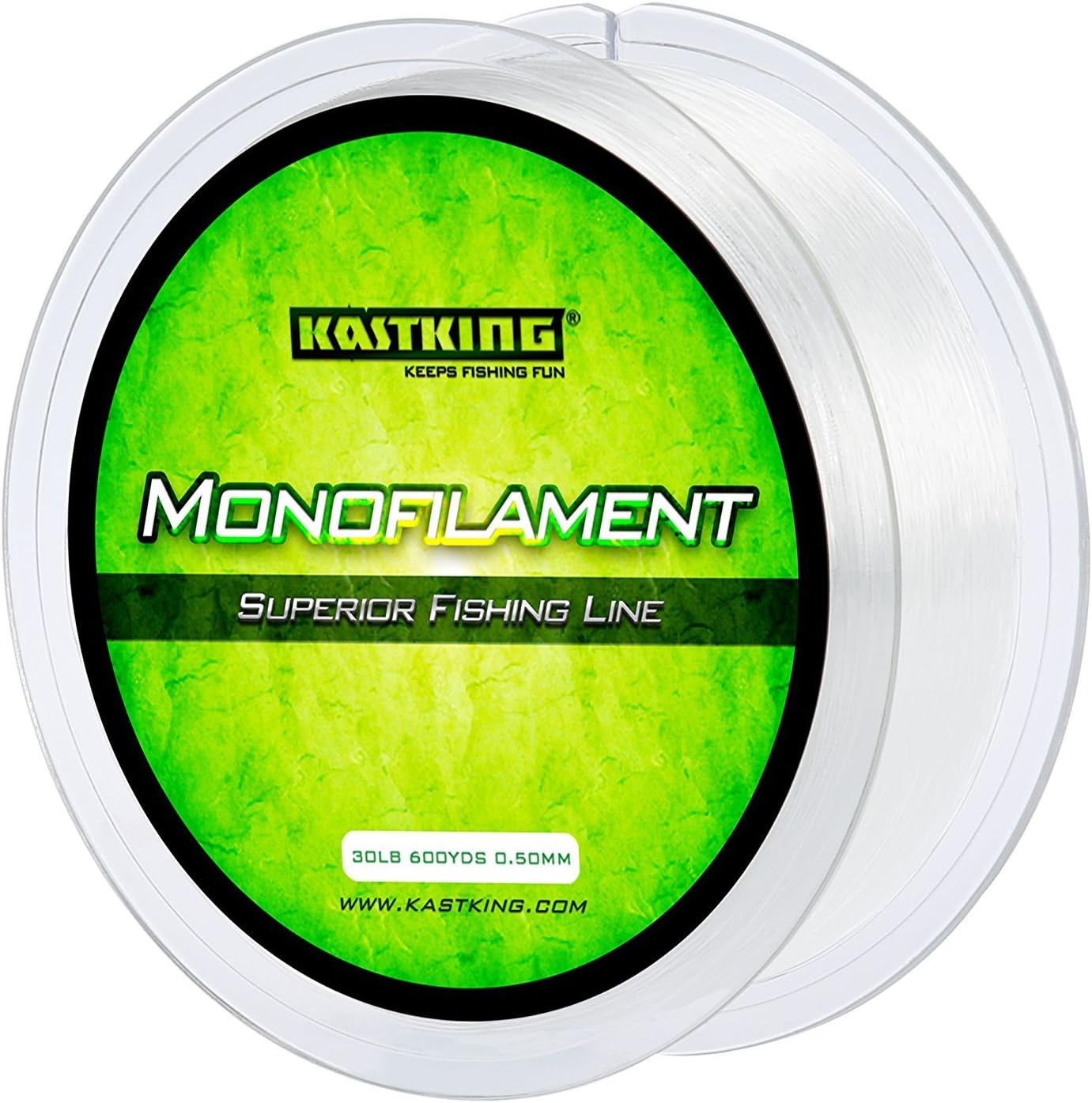 Sedal de pesca de monofilamento KastKing – Carril de rodadura en Paralelo – sedal Mono Fuerte y Resistente a la Abrasión – Sedal de Pesca de nailon