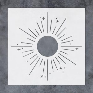 GSS Designs – Plantilla de sol bohemio de 8 x 8 pulgadas, plantillas reutilizables de rayos solares celestiales para pintar plantillas de rayos GSS Designs – Plantilla de sol bohemio de 8 x 8 pulgadas, plantillas reutilizables de rayos solares celestiales para pintar plantillas de rayos