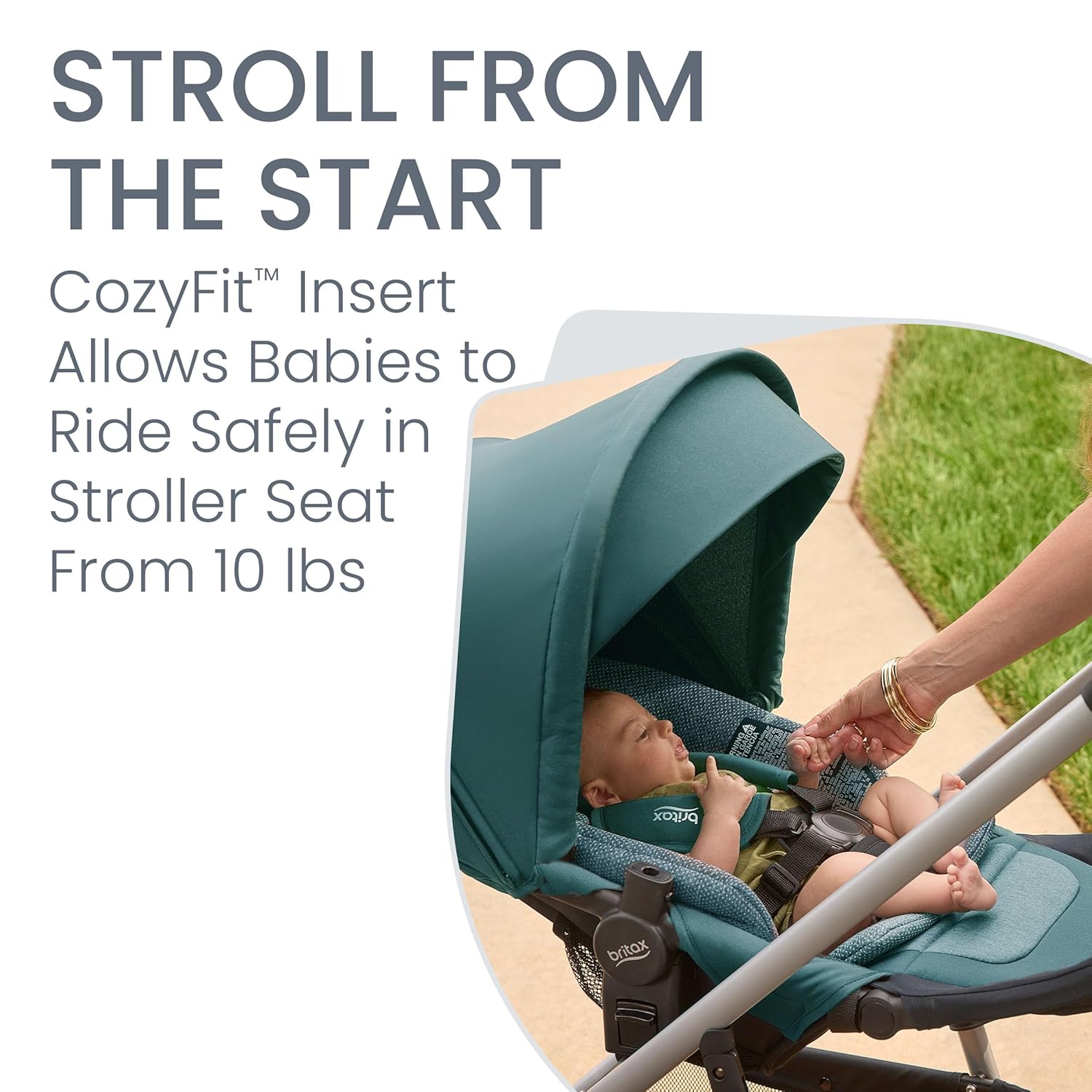 Britax Willow Grove SC – Sistema de viaje para bebé, asiento de automóvil infantil y cochecito combinado con base alpina, tecnología ClickTight,