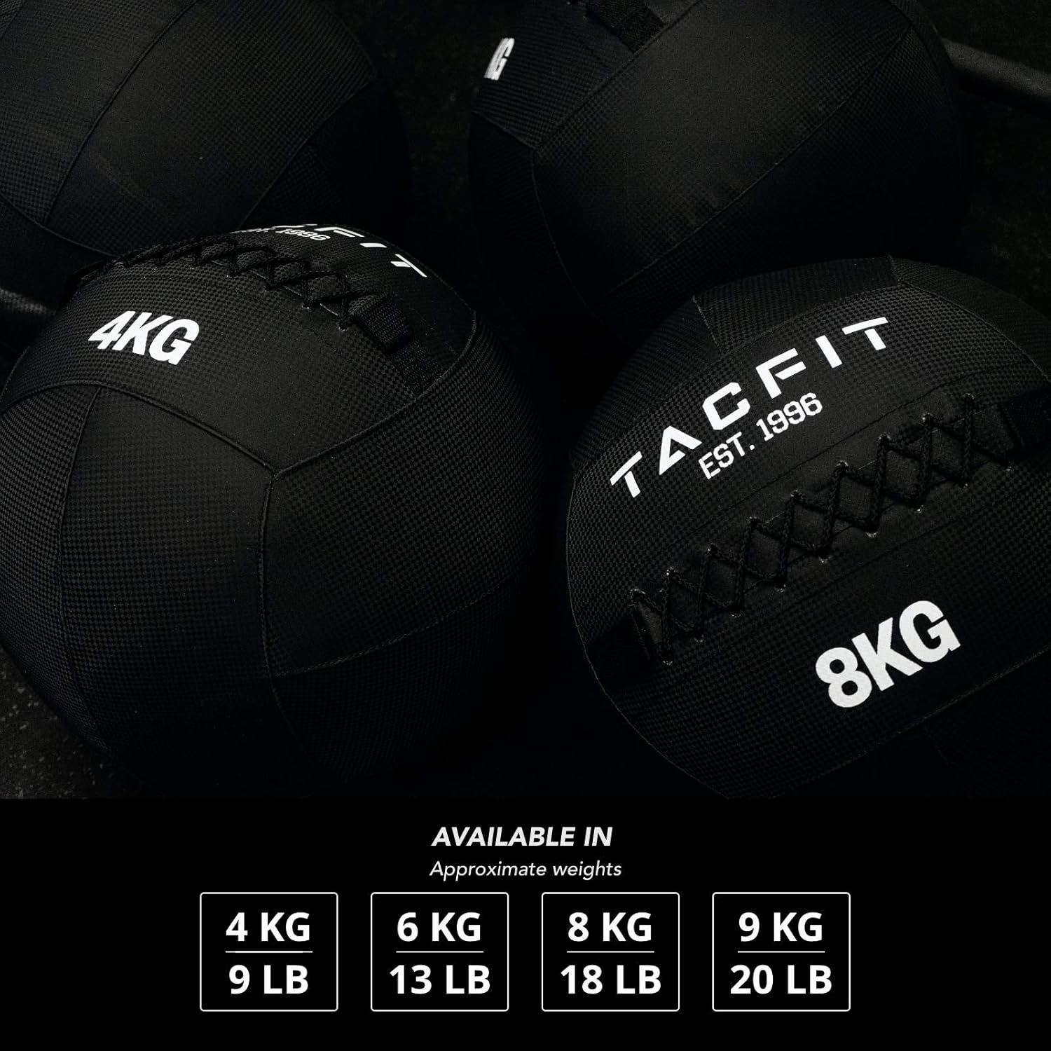 TACFIT Soft Shell – Pelota de medicina para entrenamiento de fitness