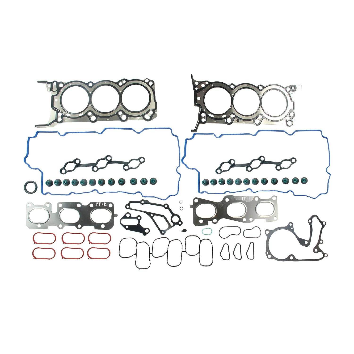 DNJ HGB197 Juego de juntas de culata con kit de pernos de cabeza para Hyundai Azera 3.3L V6 3342cc 24V DOHC 2012-2016