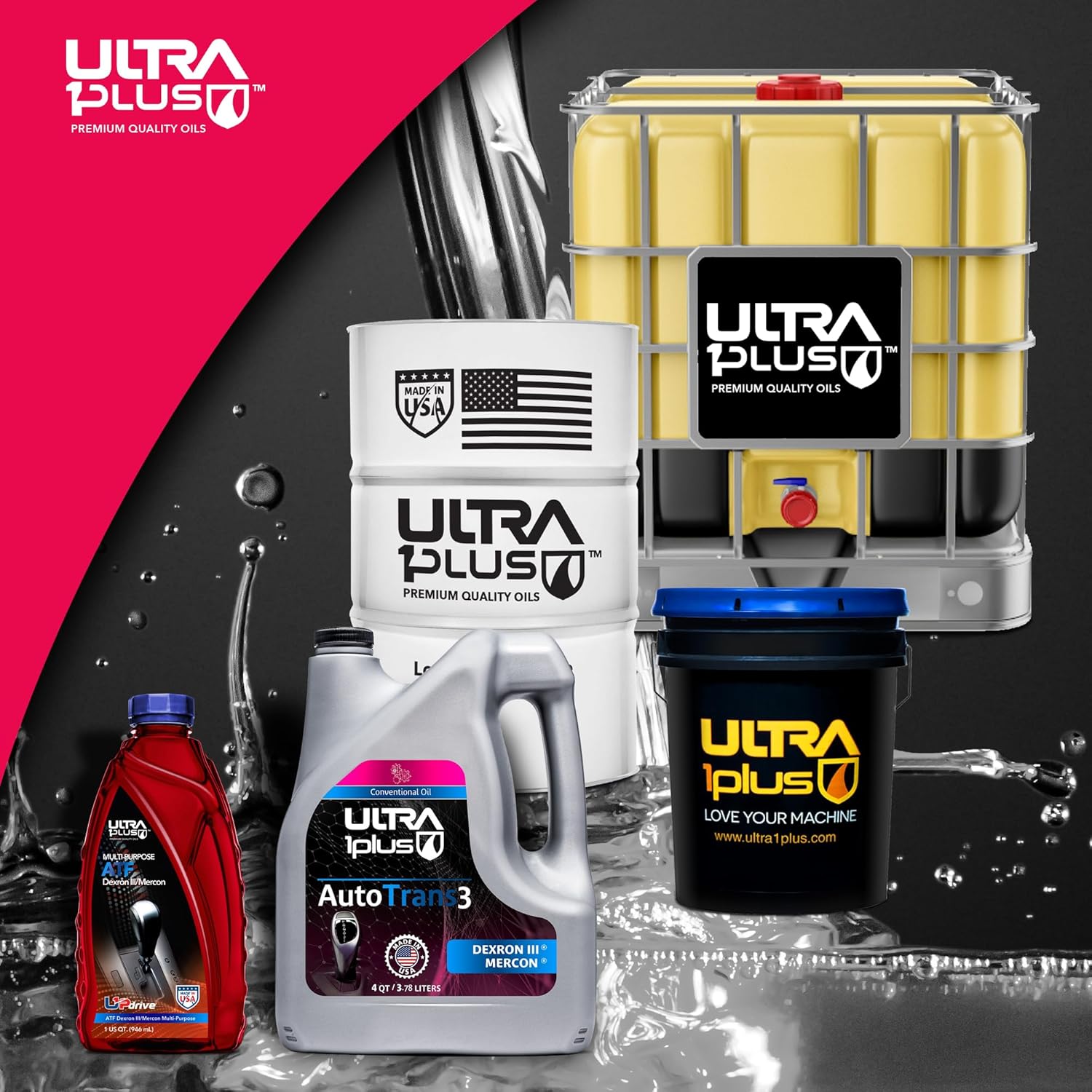 Ultra1Plus ATF Dexron IIIMercon Líquido de transmisión multiusos (12 QTS)