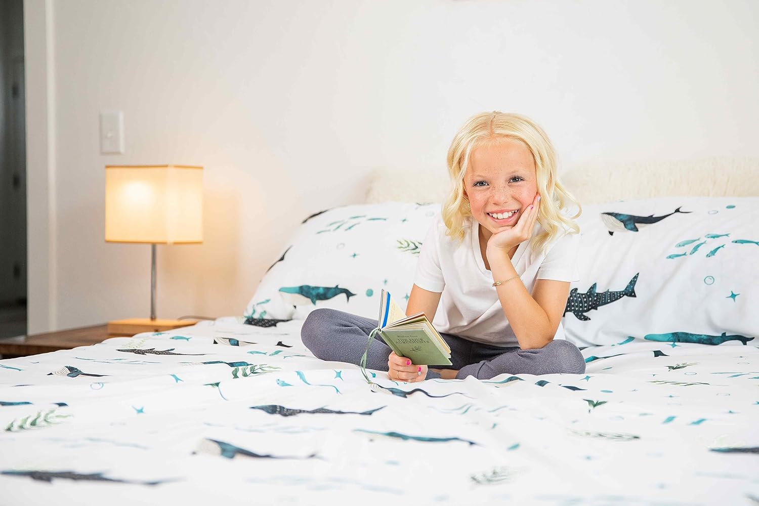 Where The Polka Dots Roam Nautical Ocean – Juego de ropa de cama matrimonial  Juego de ropa de cama súper suave para niños con sábana bajera, sábana