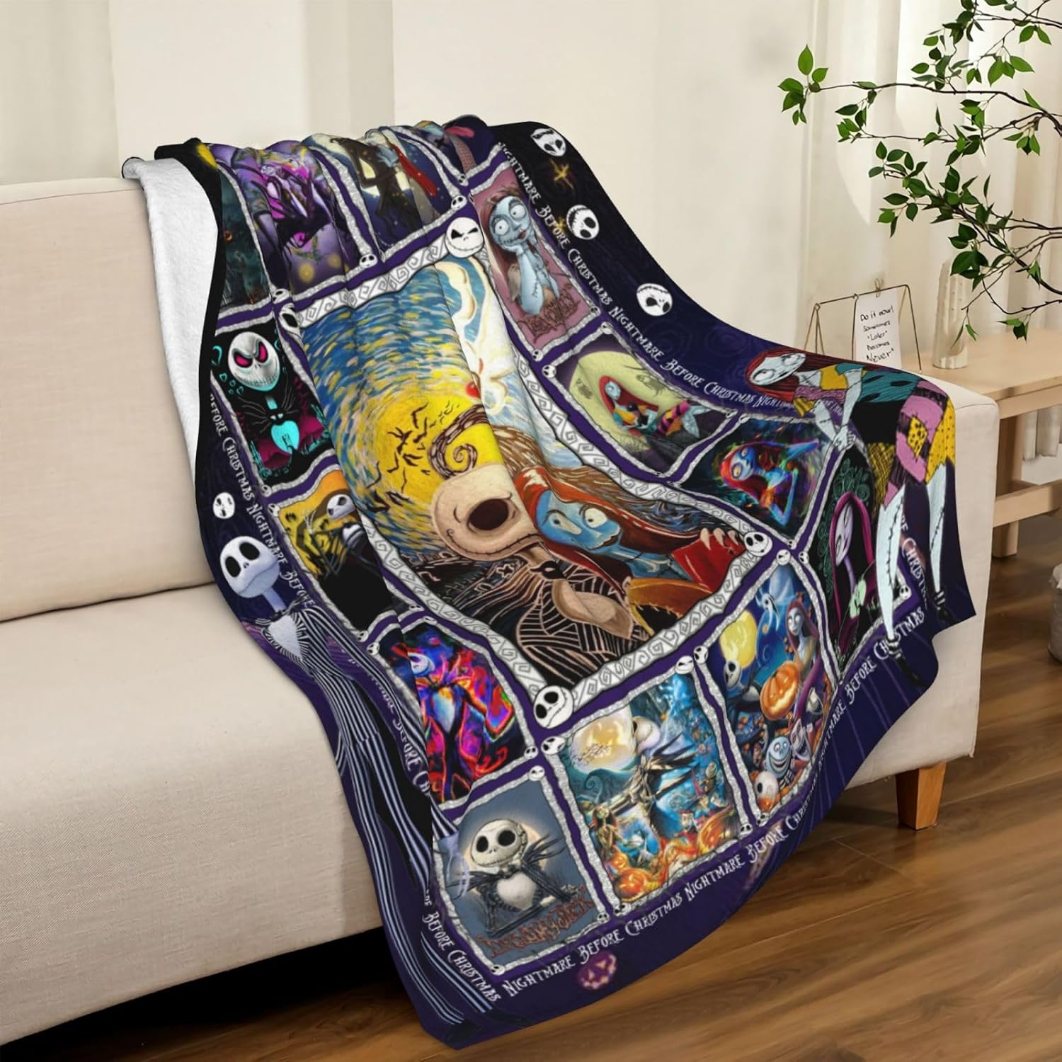 Manta de franela ultra suave de Halloween, manta ligera y cálida, regalos para niños y adultos, 40 x 30 pulgadas