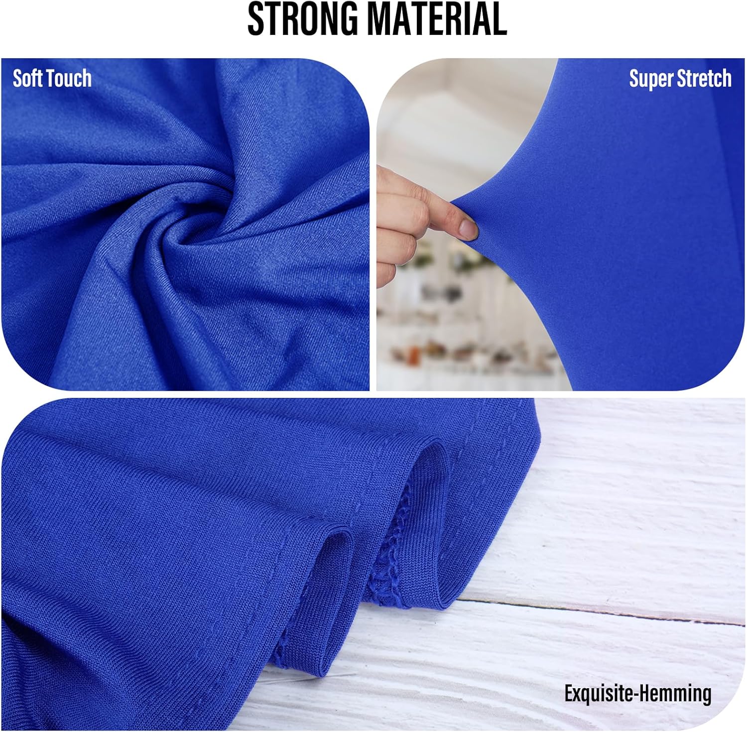 Fundas para sillas plegables de elastano elástico, impermeable, 30 unidades, protector universal elástico para sillas para bodas, fiestas,