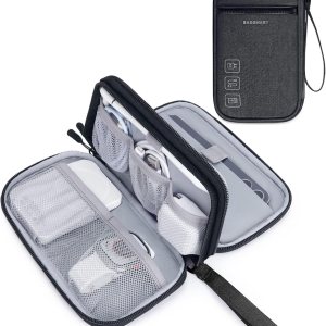 BAGSMART Organizador de cables de viaje, organizador de cables de viaje, organizador electrónico, funda de viaje, artículos esenciales de viaje para BAGSMART Organizador de cables de viaje, organizador de cables de viaje, organizador electrónico, funda de viaje, artículos esenciales de viaje para