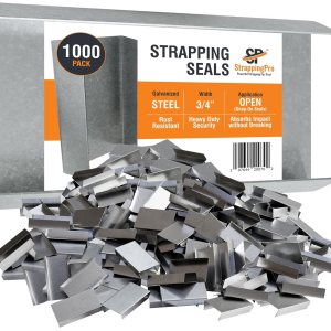 Sellos de fleje de acero  Sellos de cierre a presión abiertos de alta resistencia de 12 pulgada para bandas de acero  Resistente a la corrosión, Sellos de fleje de acero  Sellos de cierre a presión abiertos de alta resistencia de 12 pulgada para bandas de acero  Resistente a la corrosión,