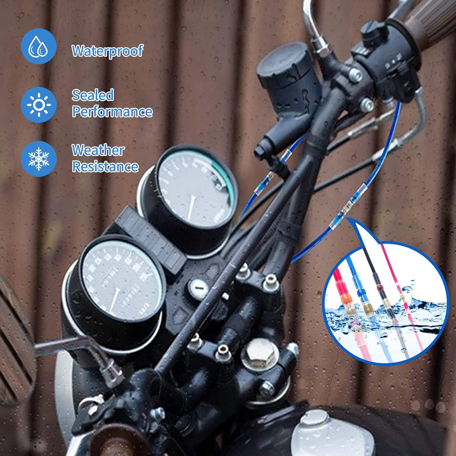 330 conectores termorretráctiles a tope – Kit de conectores de cable duraderos para uso automotriz y marino, impermeable y aislado, surtido de