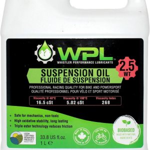 WPL Aceite de suspensión de bicicleta de alto rendimiento 1L Aceite de bicicleta premium para amortiguadores y horquillas Proporciona lubricidad WPL Aceite de suspensión de bicicleta de alto rendimiento 1L Aceite de bicicleta premium para amortiguadores y horquillas Proporciona lubricidad