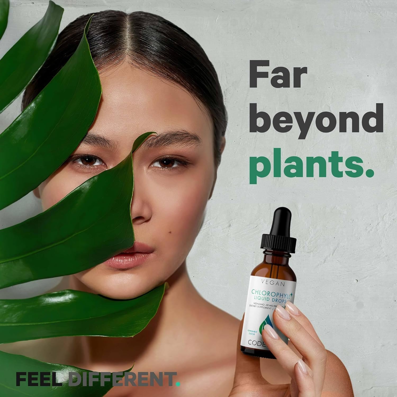 Codeage Suplemento líquido de clorofila, apoyo inmunológico, cuidado de la piel, agua de glicerina vegetal orgánica certificada, clorofila líquida,