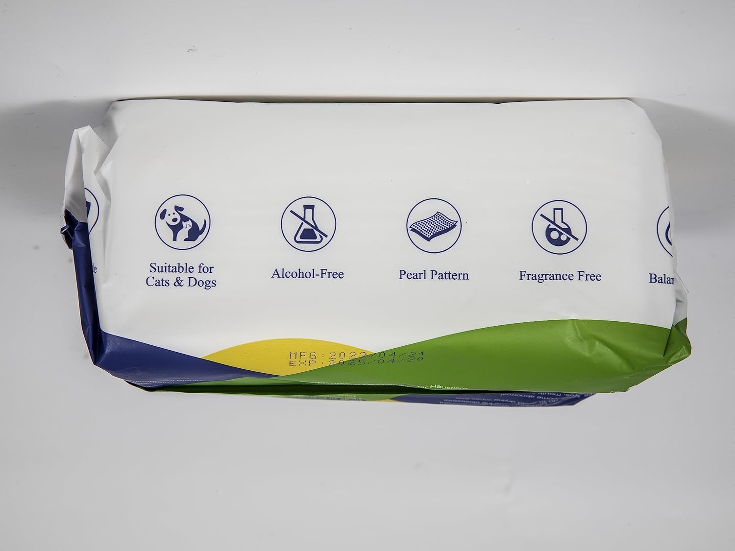 Pawaboo Toallitas para perros para patas y traseros, toallitas hipoalergénicas sin perfume para perros y gatos, toallitas suaves y gruesas para