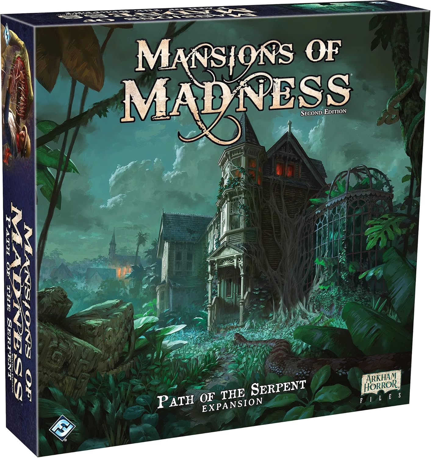 Expansión Mansions of Madness Path of The Serpent – Conquista los peligros de la selva y descubre nuevos horrores. A partir de 14 años, 1-5