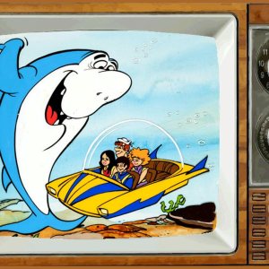 JABBERJAW – Imán para nevera de TV, 2 x 3 pulgadas, diseño de sábado por la mañana, caricaturas, refrigerador nostálgico retro JABBERJAW – Imán para nevera de TV, 2 x 3 pulgadas, diseño de sábado por la mañana, caricaturas, refrigerador nostálgico retro