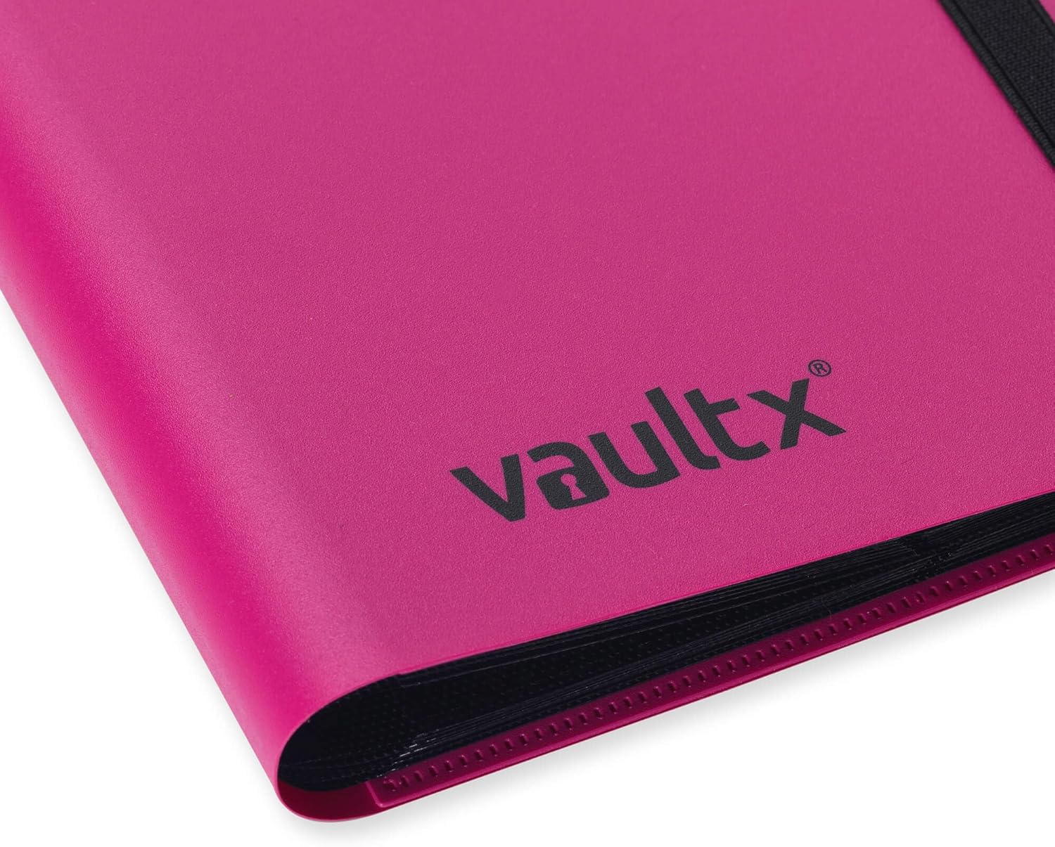 Vault X Carpeta  Carpeta de 4 bolsillos para tarjetas coleccionables  Carpeta de bolsillo de carga lateral 160 para TCG (rosa)