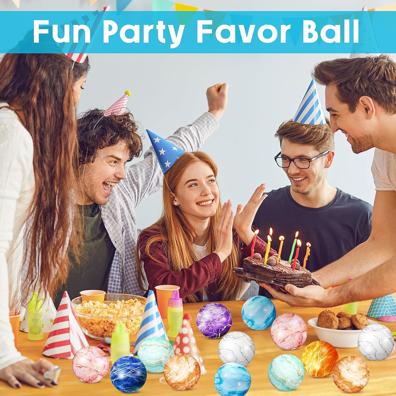100 mini bolas de estrés de mármol a granel de 2 pulgadas para aliviar el estrés, bolas pequeñas de espuma, juguetes de fiesta, decoraciones de