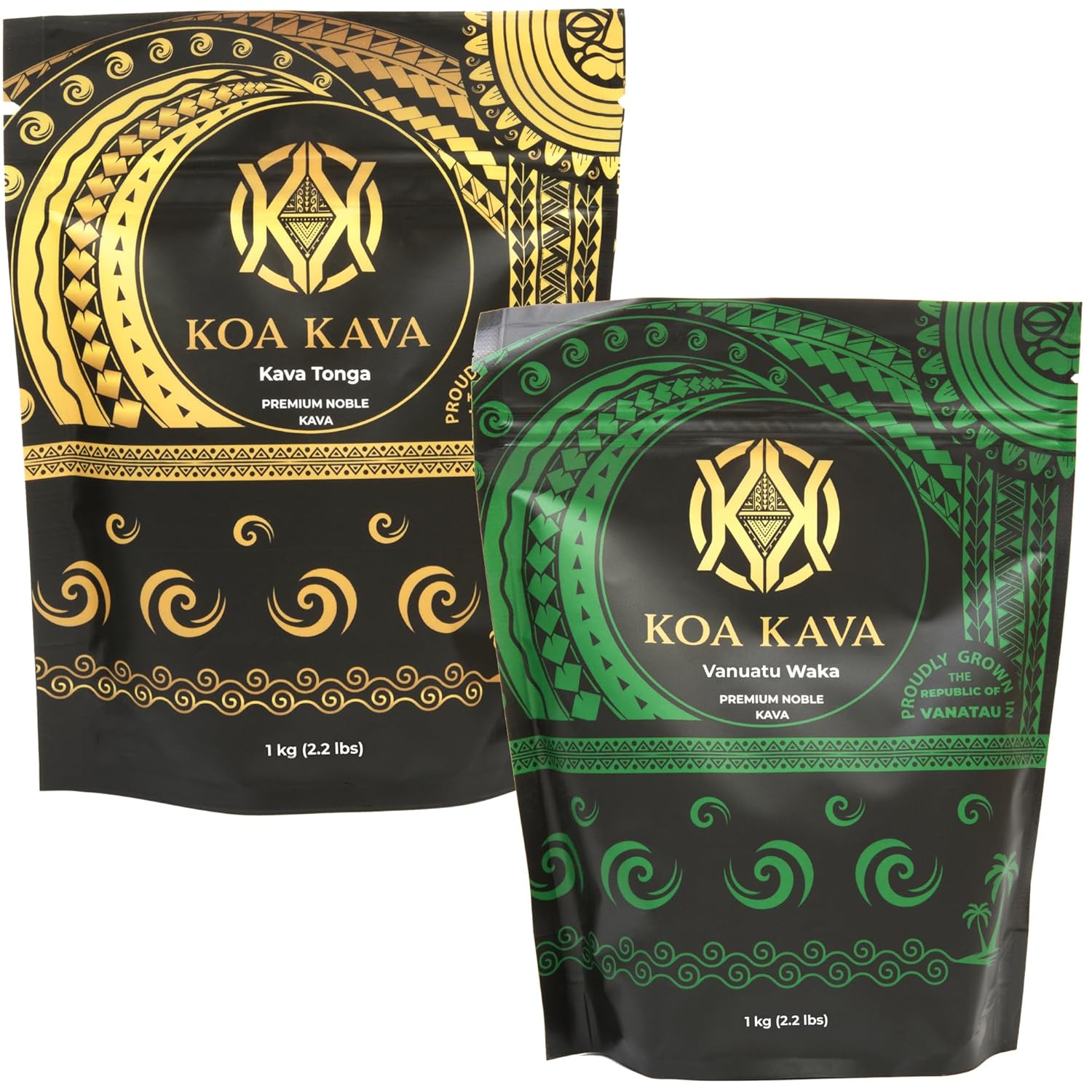 2.2 lbs de paquete de kava de Tonga y Vanuatu