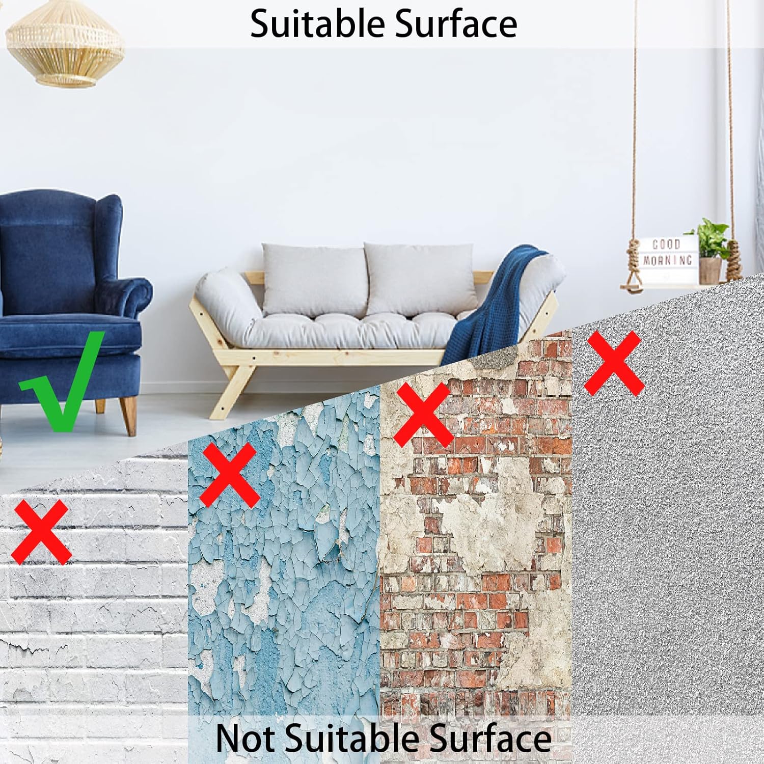 8 calcomanías de pared 3D de gatos, calcomanías de pared extraíbles de vinilo para dormitorio, sala de estar, decoración de pared divertida,