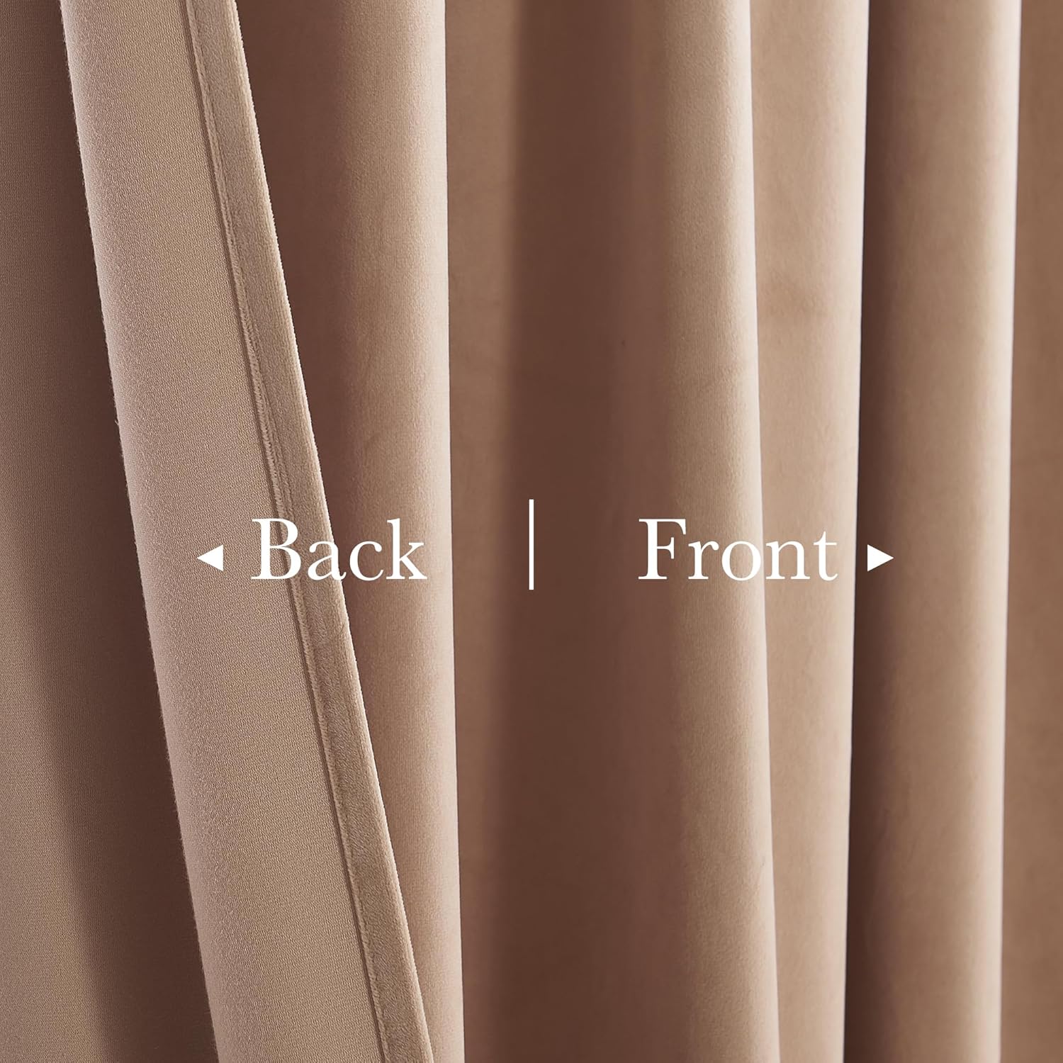 StangH – Cortinas de terciopelo supersuaves para habitación del bebé, dormitorio, sala de estar, comedor, oficina, decoración elegante del hogar, 52