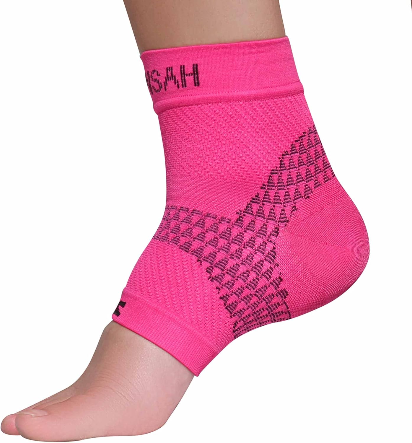 Zensah Manga para fascitis plantar, alivia el dolor de talón, soporte de arco, reduce la hinchazón, manga de compresión para el pie, calcetín para