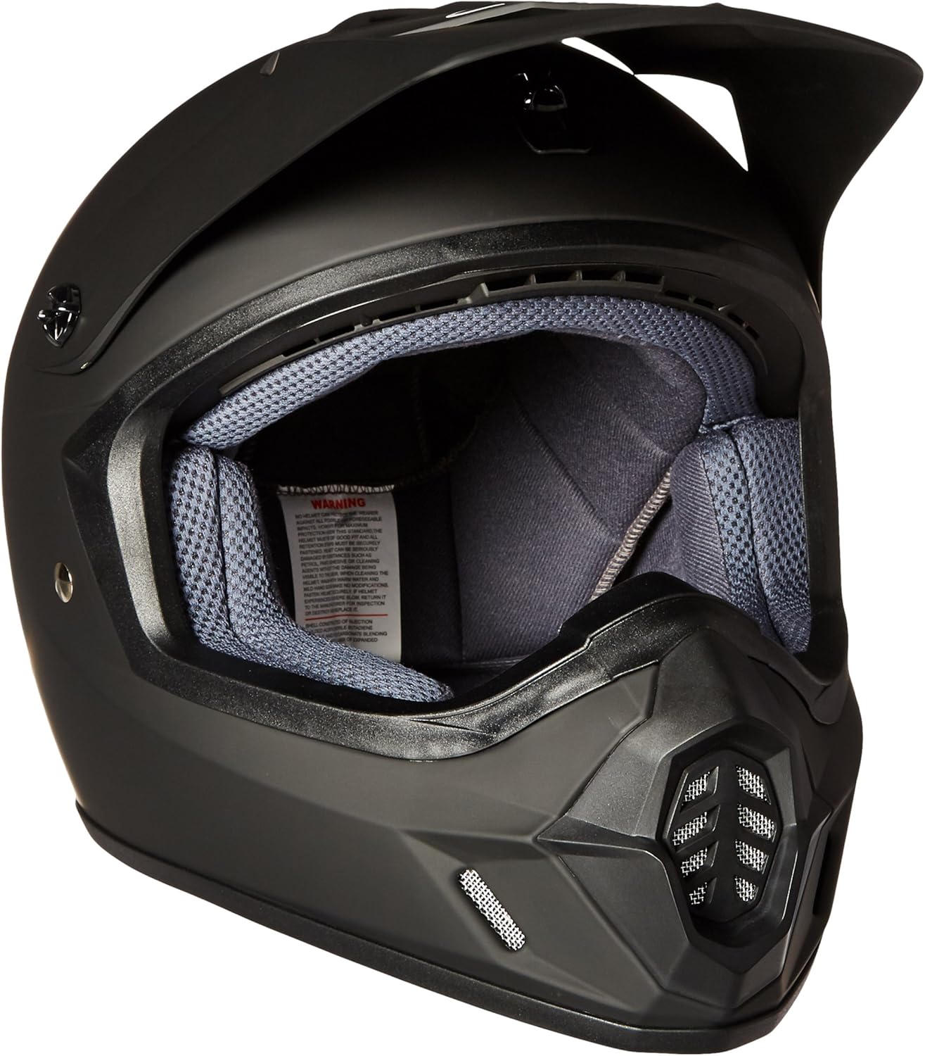 HJC CS-MX II – Casco de motocicleta (negro mate, mediano)